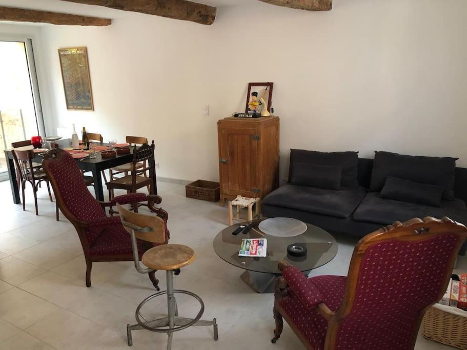Chez Voltaire Maison Typique Et Son Patio Au Coeur De Thuir Eksteriør billede
